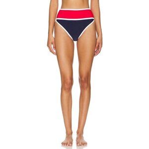 New BEACH RIOT Carlotta Bottom in‎ Americana Colorblock Size XL